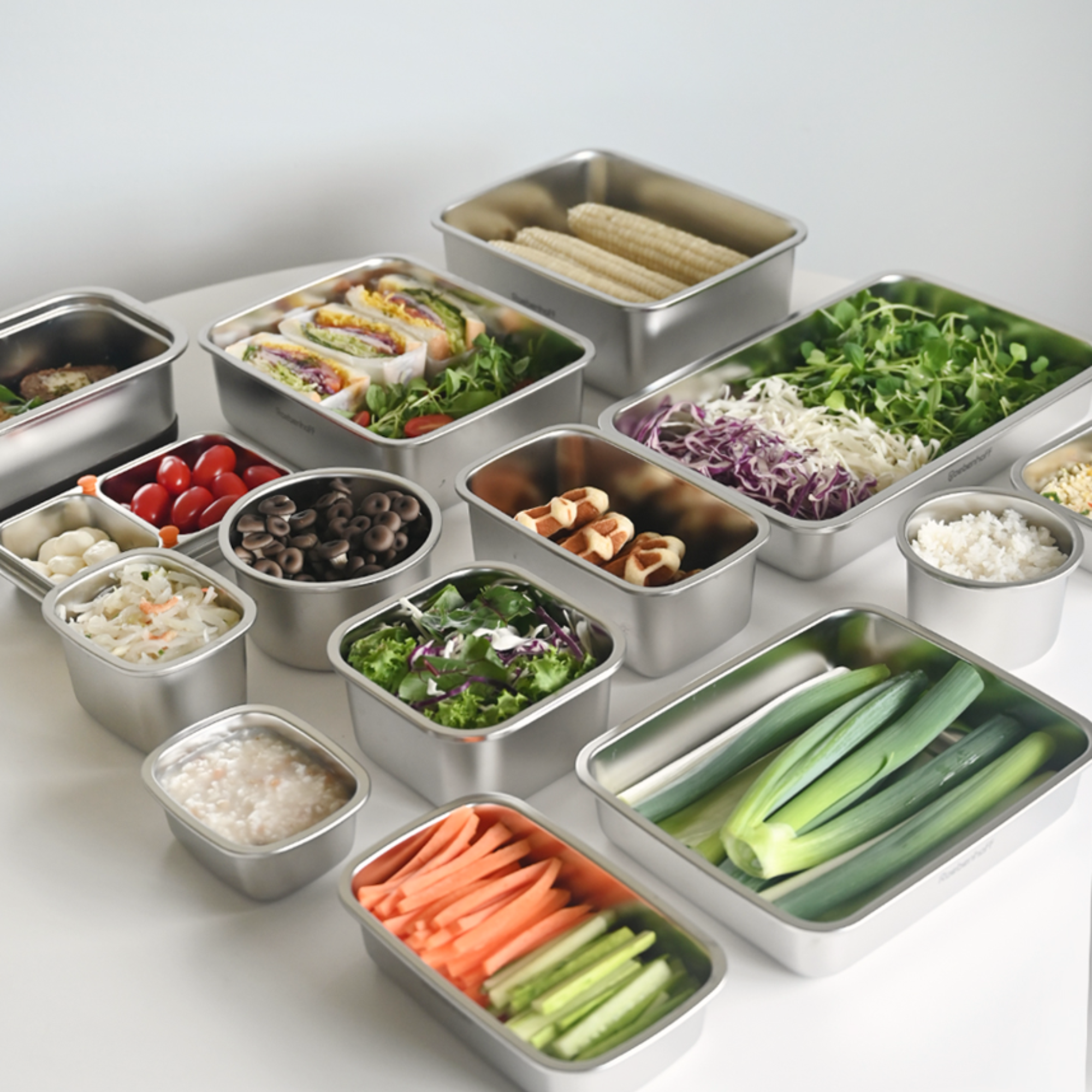 Roebenhoff 316 airtight food container 1000ml (Rectangle)