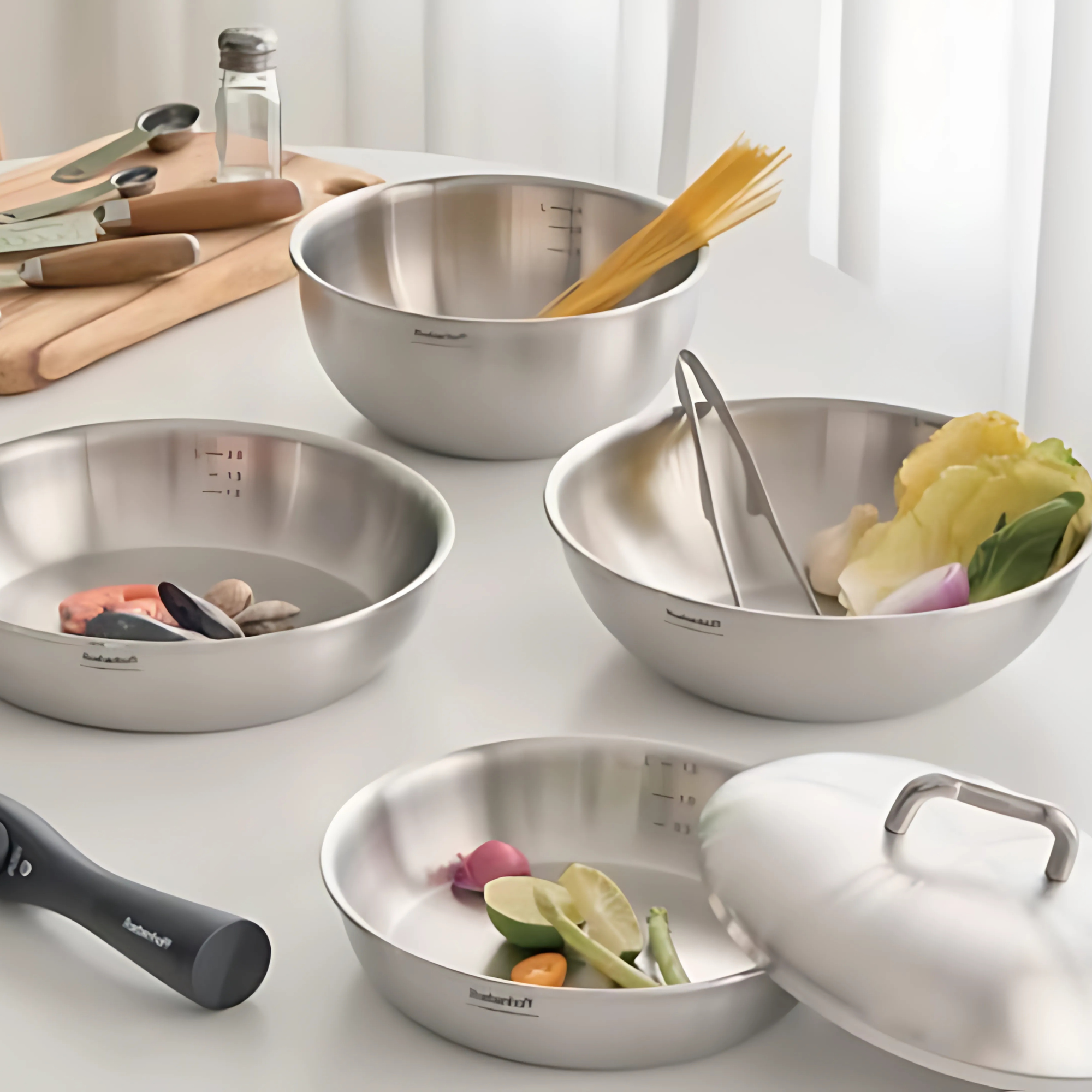 Roebenhoff - 316Ti Stainless Steel Saute Pan 22 cm