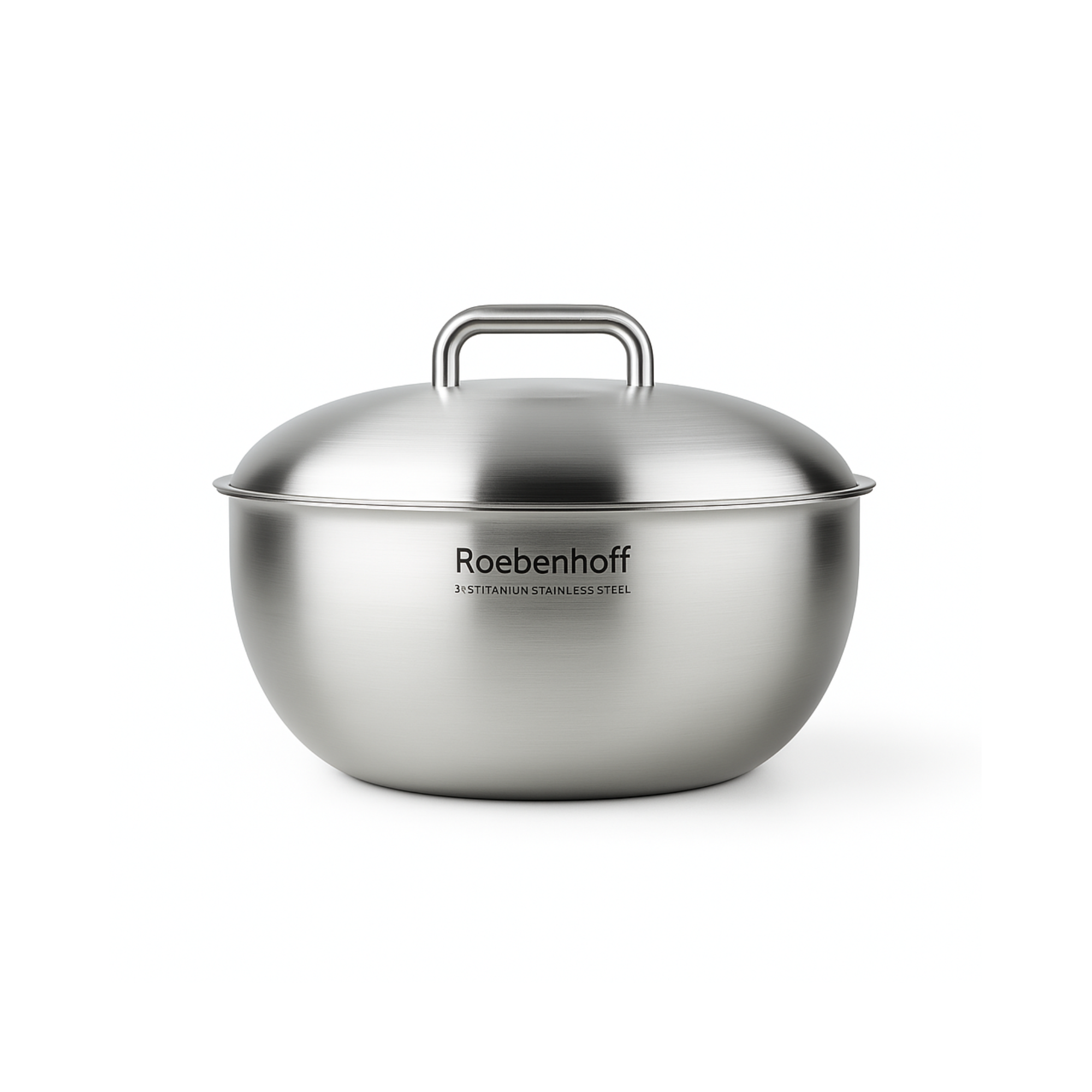 Roebenhoff - 316Ti Stainless Steel Wok 22 cm with lid